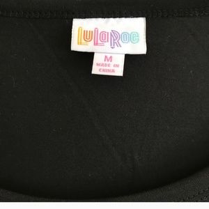Lularoe Nicole Medium Plain Black Medium